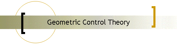 Geometric Control Theory