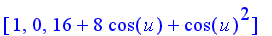 [1, 0, 16+8*cos(u)+cos(u)^2]